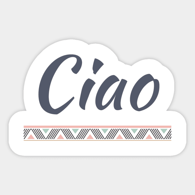 Ciao Sticker by magenta-dream